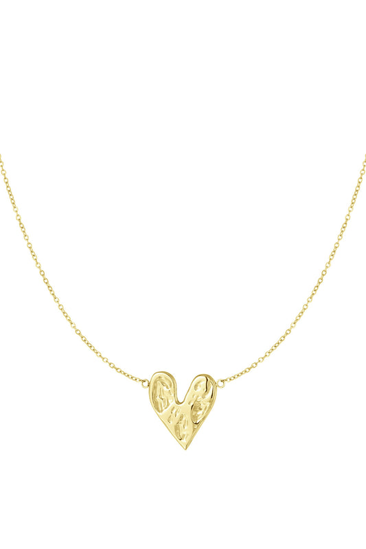 Limit heart neckless gold