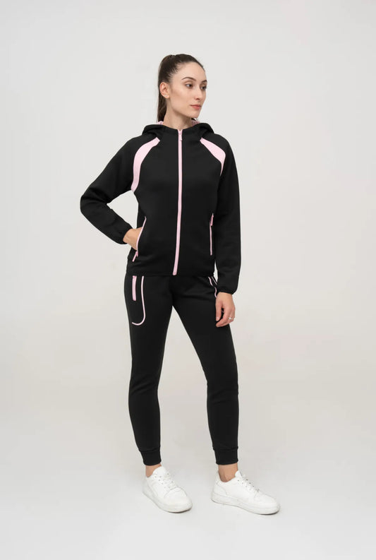 Mommy & me tracksuit black