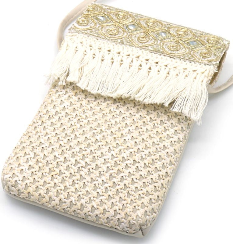 Crossbody bag beige